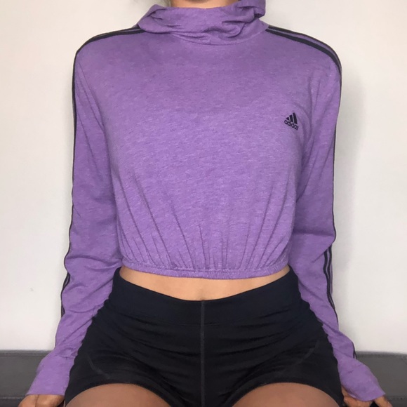 adidas Tops - ADIDAS Crop Hoodie